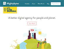 Tablet Screenshot of mightybytes.com